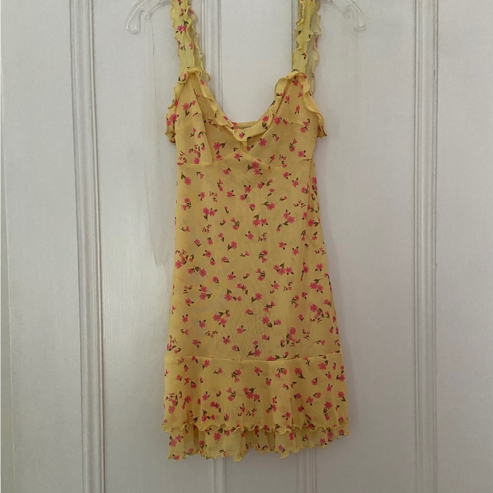 RESA Missy Mini Dress in Honey XS